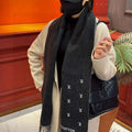 Louis Vuitton Double-sided Cashmere Scarf L60370 - Default Title - View 1