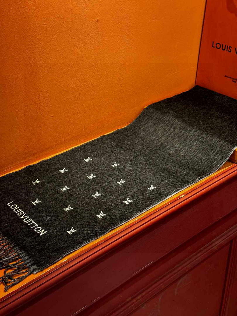 Louis Vuitton Double-sided Cashmere Scarf L60370 - Default Title - View 6