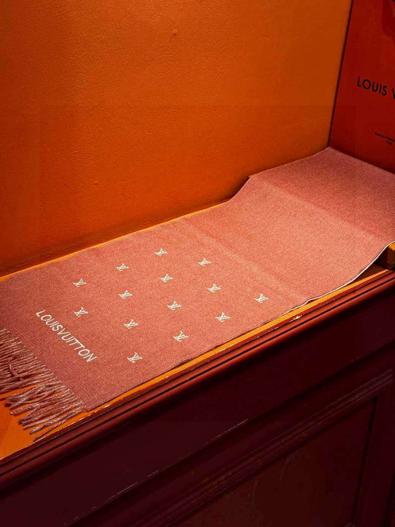 Louis Vuitton Double-sided Cashmere Scarf L60373 - Default Title - View 6
