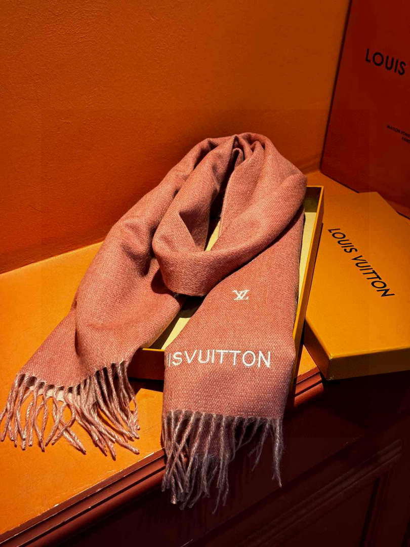 Louis Vuitton Double-sided Cashmere Scarf L60373