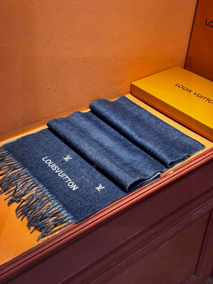 Louis Vuitton Double-sided Cashmere Scarf L60375