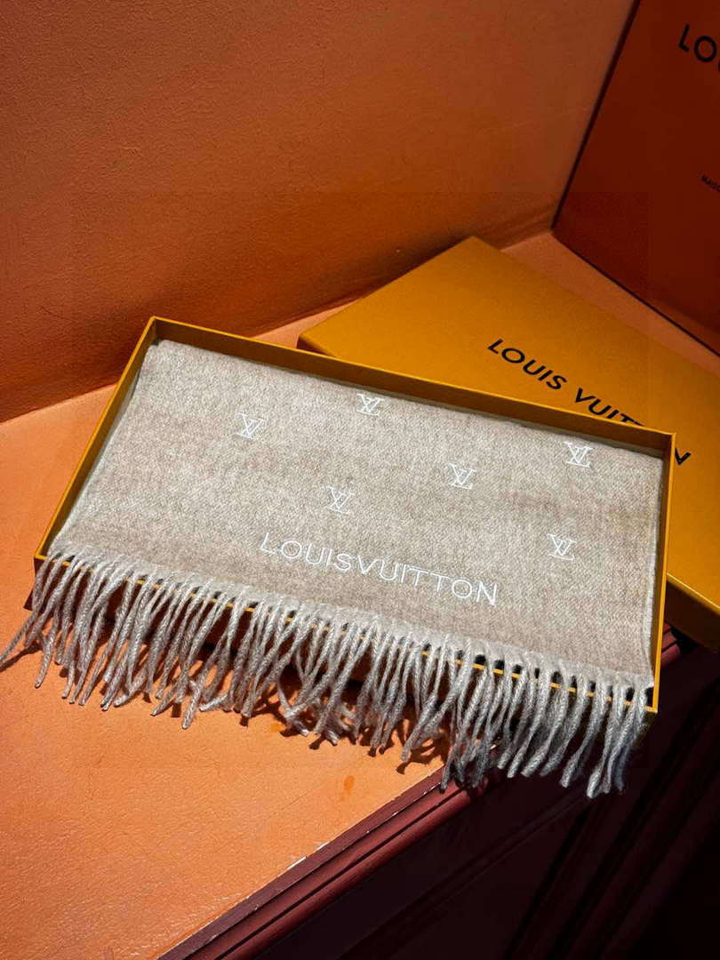 Louis Vuitton Double-sided Cashmere Scarf L60377
