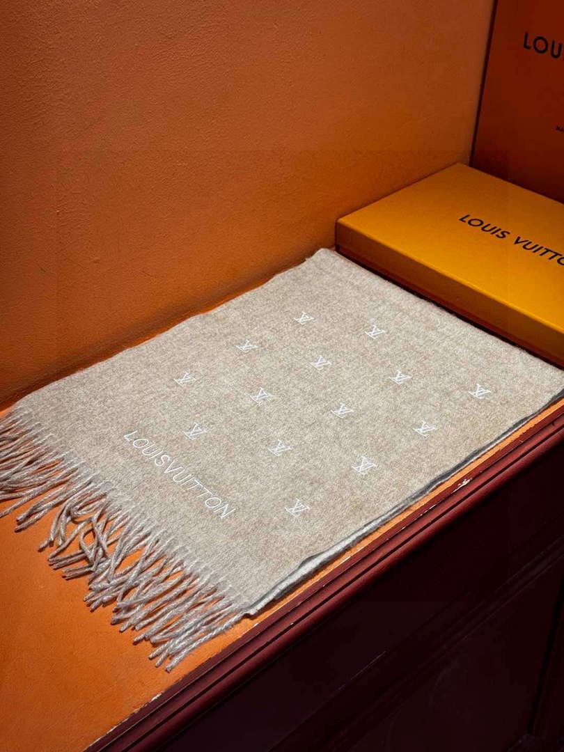 Louis Vuitton Double-sided Cashmere Scarf L60377