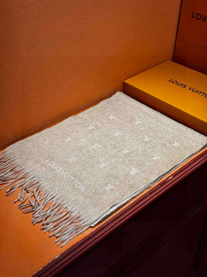 Louis Vuitton Double-sided Cashmere Scarf L60377 - Default Title - View 7