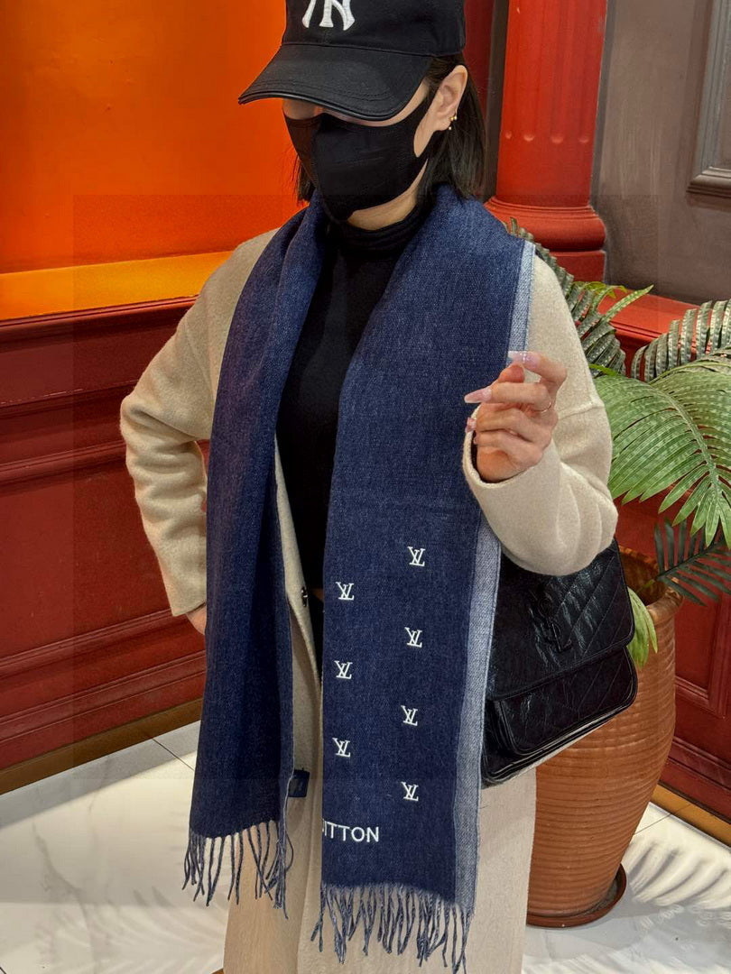 Louis Vuitton Fashion Double-faced Cashmere Scarf L39045