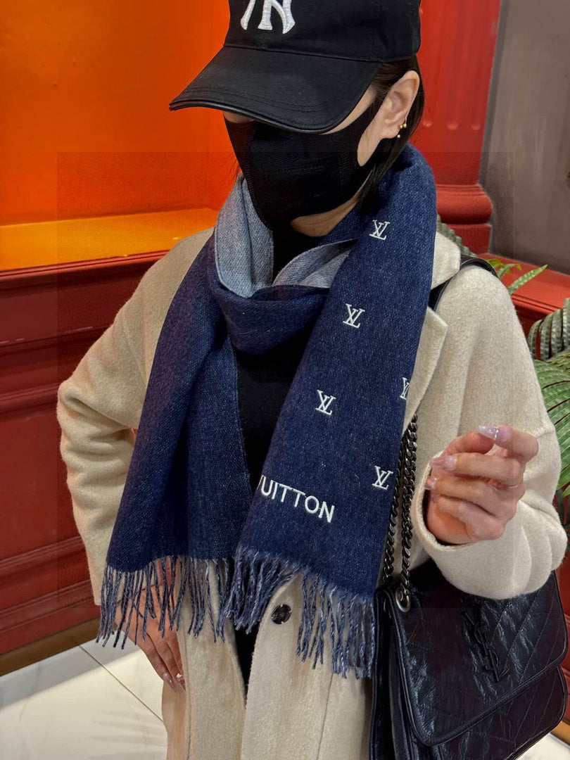 Louis Vuitton Fashion Double-faced Cashmere Scarf L39045
