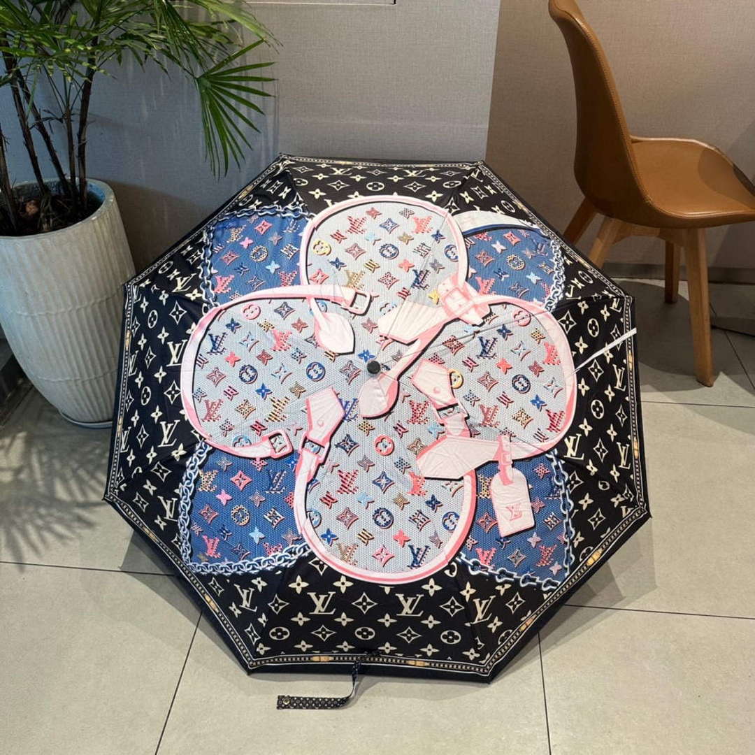 Louis Vuitton Fashion Folding Sun Umbrella L557344 - Default Title - View 1