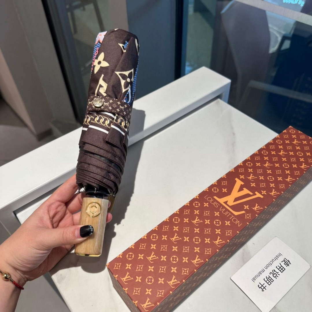 Louis Vuitton Fashion Folding Sun Umbrella L557345 - Default Title - View 5