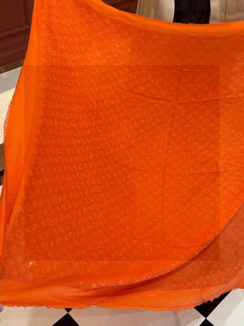 Louis Vuitton Fashion Jacquard Silk Cashmere Scarf L39029