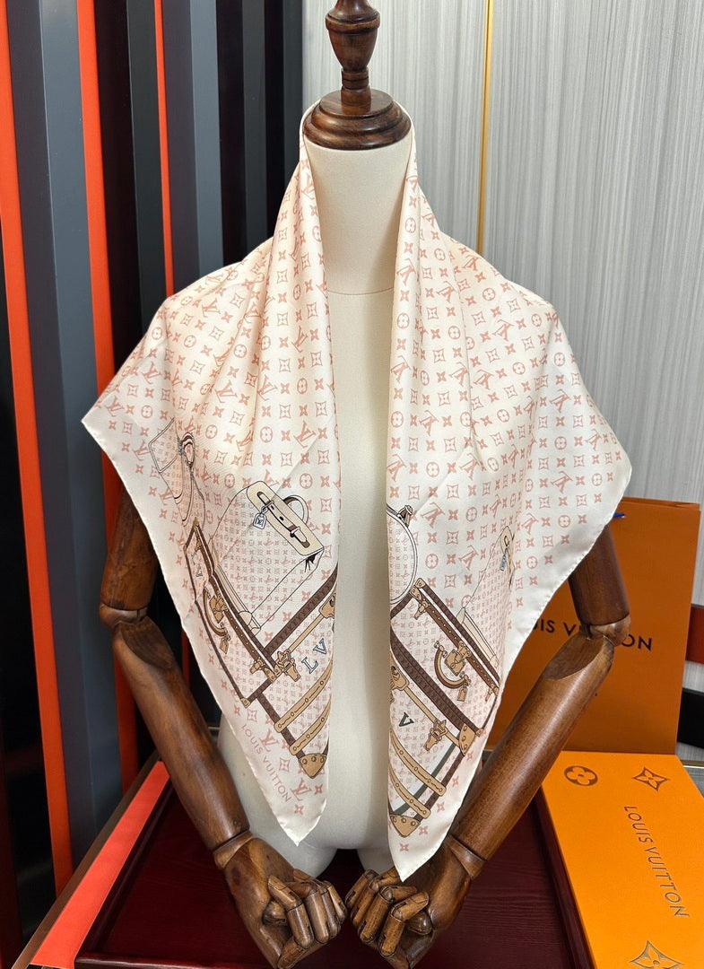 Louis Vuitton Fashion Jacquard Silk Scarf L39030