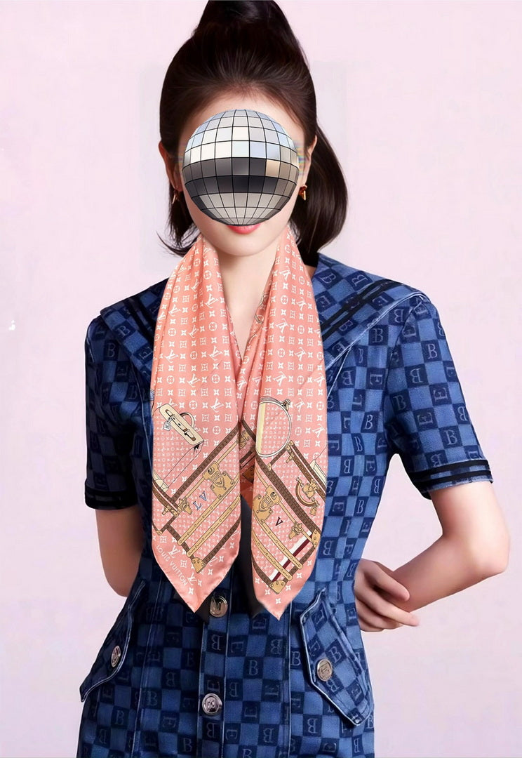 Louis Vuitton Fashion Jacquard Silk Scarf L39031