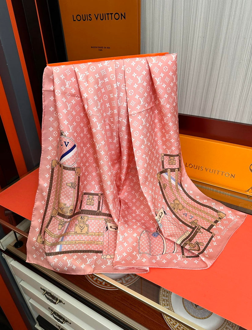 Louis Vuitton Fashion Jacquard Silk Scarf L39031