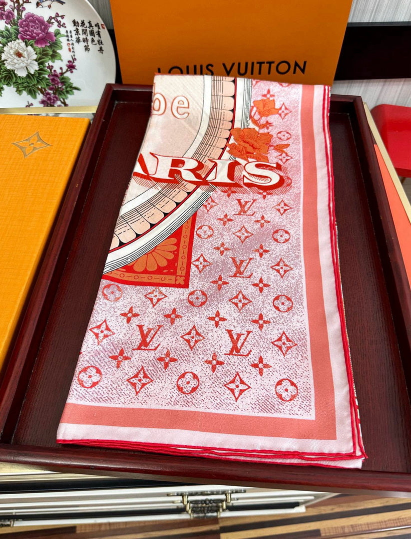 Louis Vuitton Fashion Jacquard Silk Scarf L39033