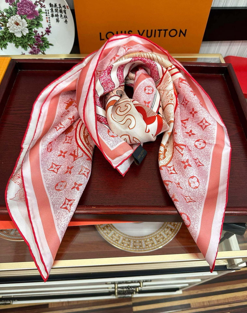 Louis Vuitton Fashion Jacquard Silk Scarf L39033