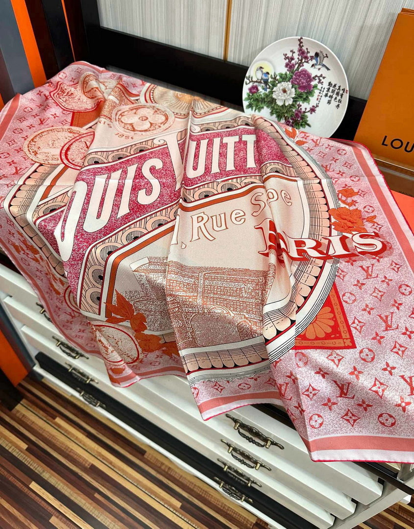 Louis Vuitton Fashion Jacquard Silk Scarf L39033