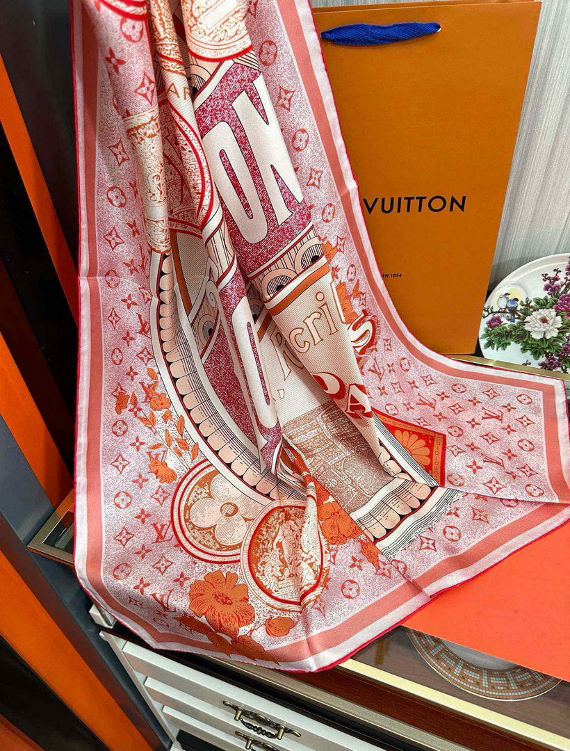 Louis Vuitton Fashion Jacquard Silk Scarf L39033