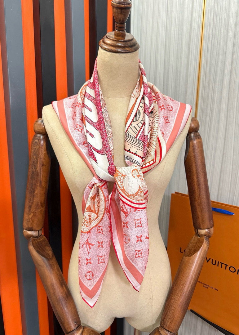 Louis Vuitton Fashion Jacquard Silk Scarf L39033