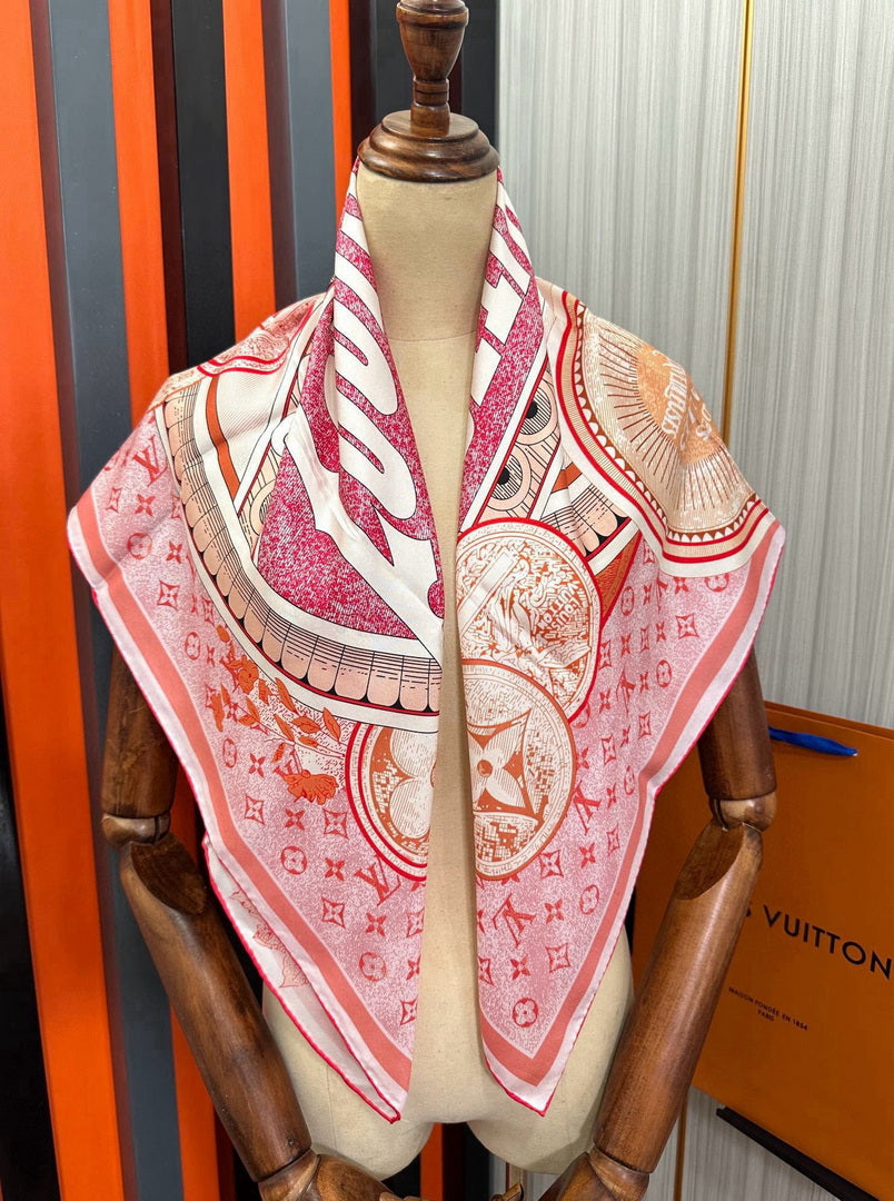 Louis Vuitton Fashion Jacquard Silk Scarf L39033