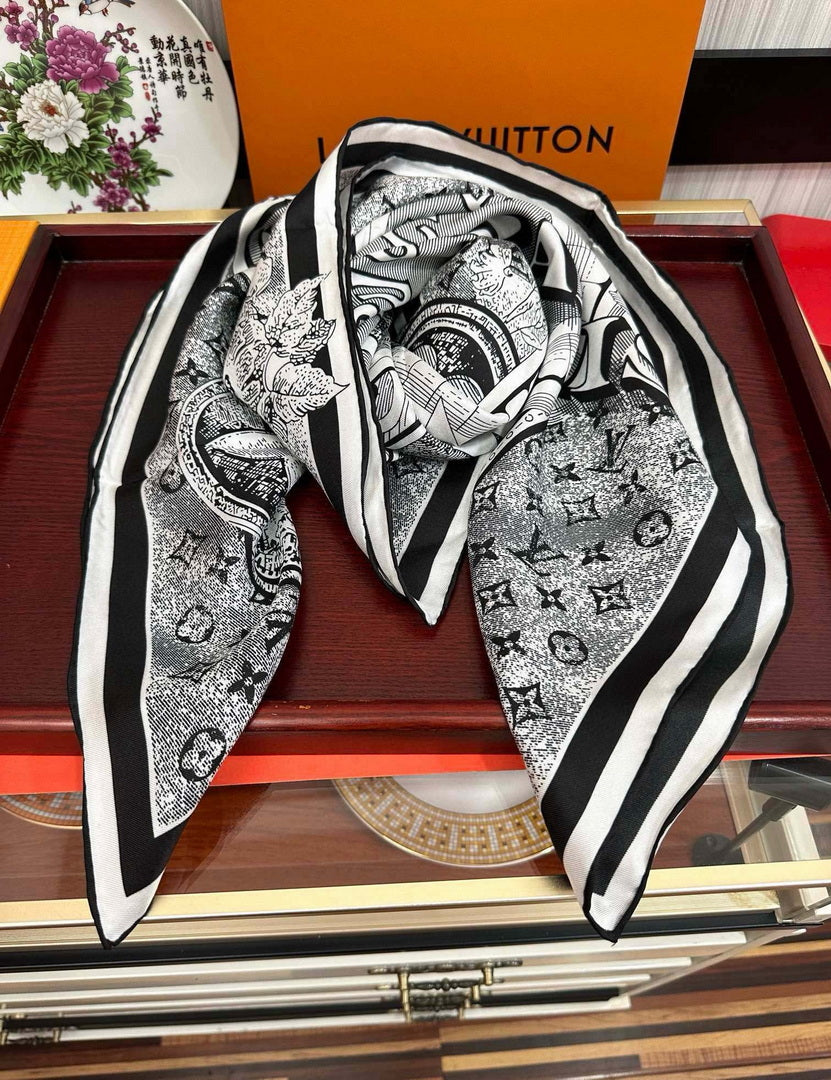 Louis Vuitton Fashion Jacquard Silk Scarf L39034