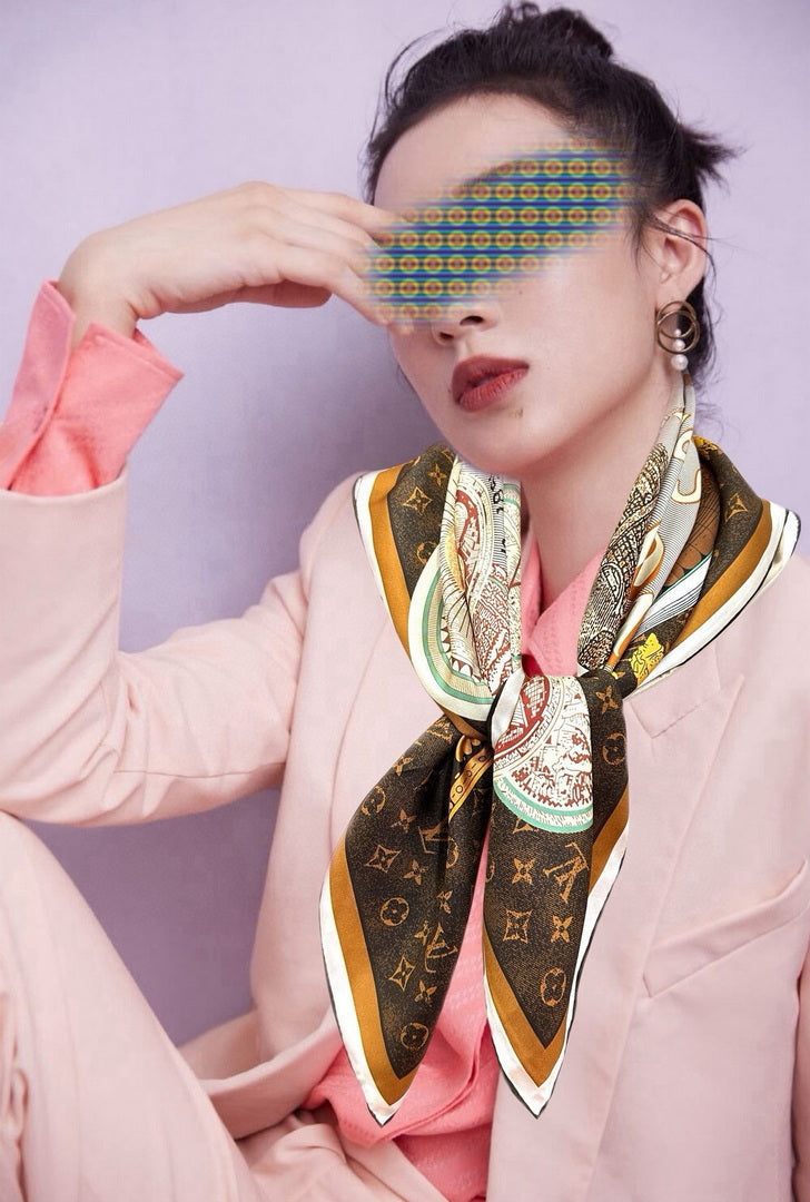 Louis Vuitton Fashion Jacquard Silk Scarf L39035