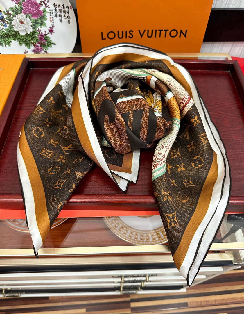 Louis Vuitton Fashion Jacquard Silk Scarf L39035