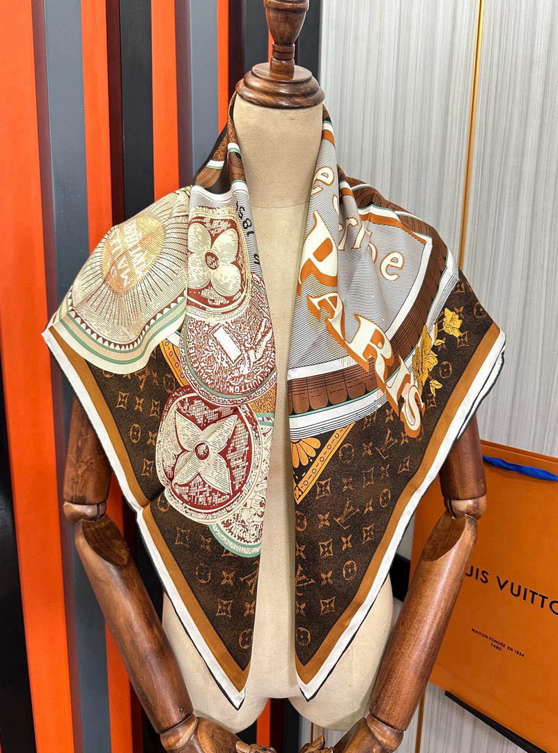 Louis Vuitton Fashion Jacquard Silk Scarf L39035