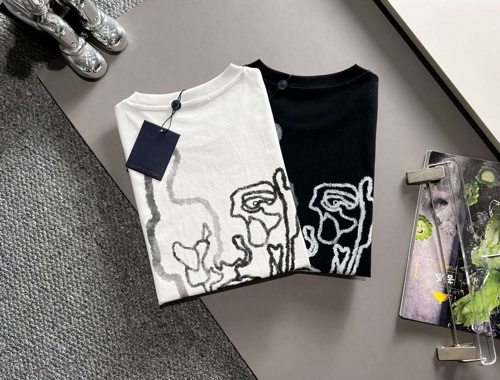 Louis Vuitton Fashion Short-sleeved T-shirt for Men and Women L54633