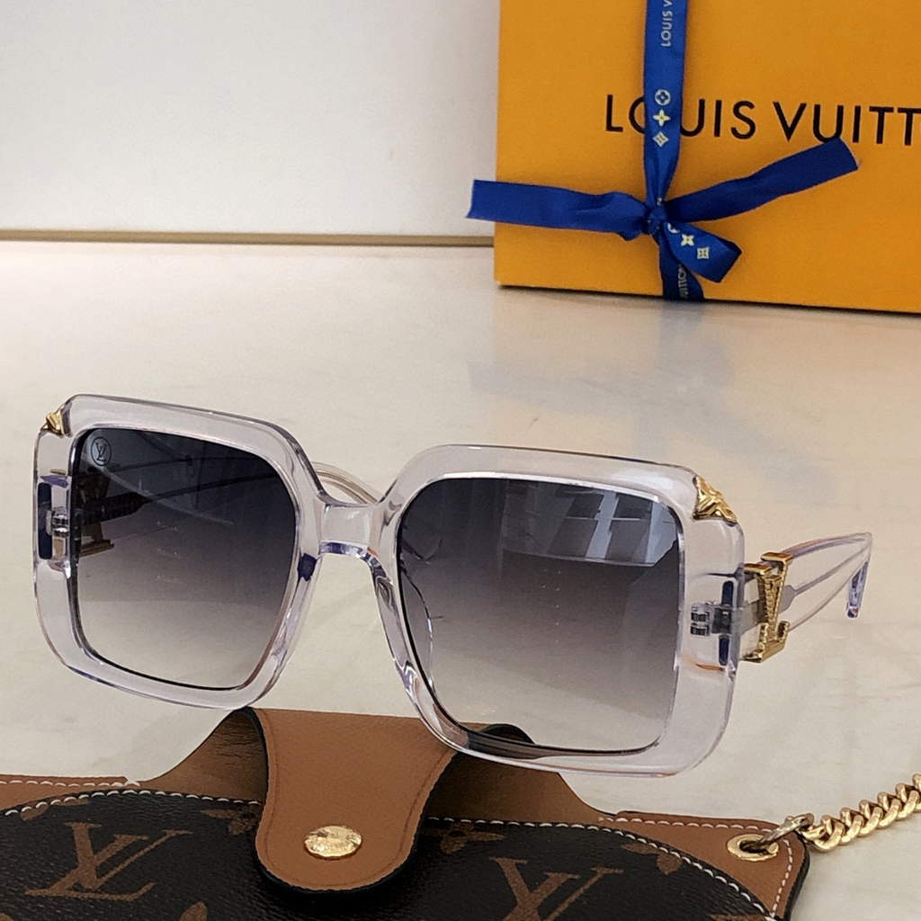 Louis Vuitton flower round sunglasses LV link cat eye sunglasses 992499