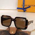 Louis Vuitton flower round sunglasses LV link cat eye sunglasses 992504