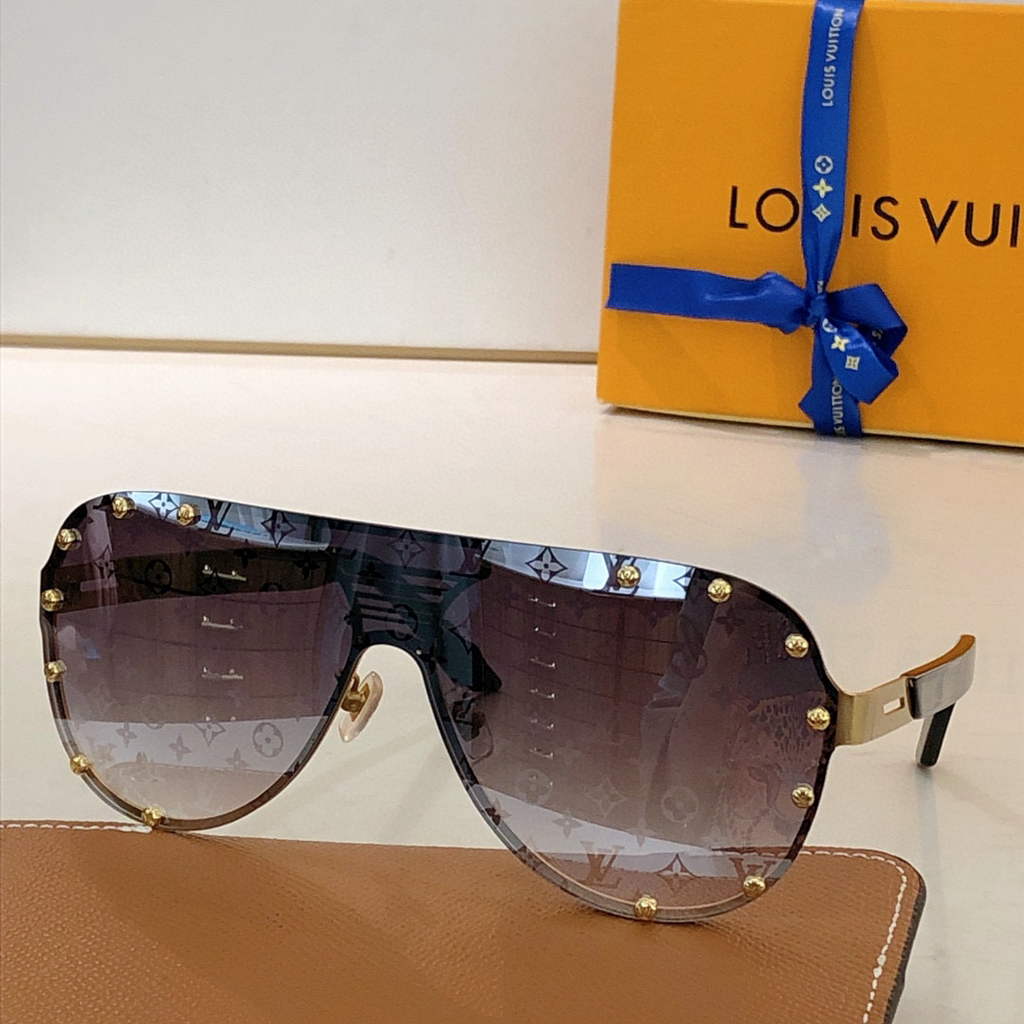 Louis Vuitton flower round sunglasses LV link cat eye sunglasses 992505