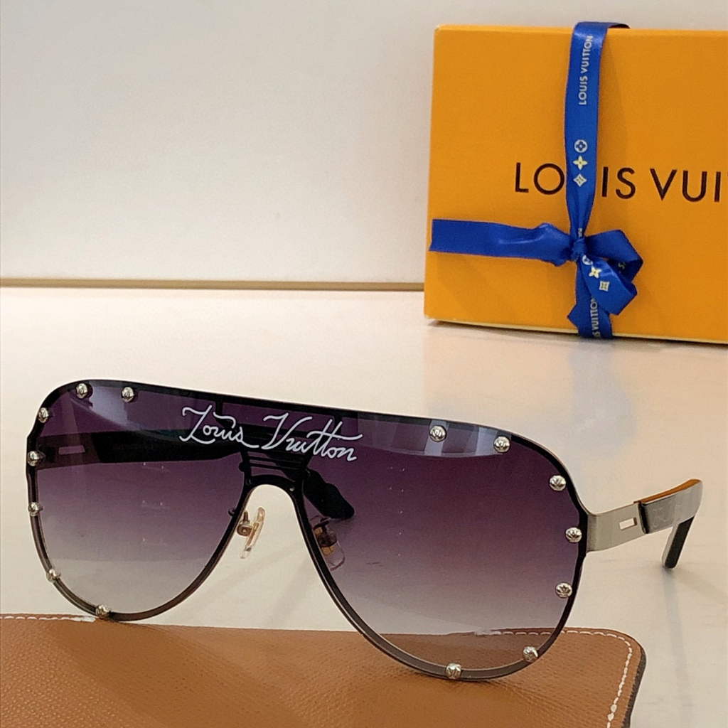 Louis Vuitton flower round sunglasses LV link cat eye sunglasses 992506