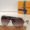 Louis Vuitton flower round sunglasses LV link cat eye sunglasses 992508