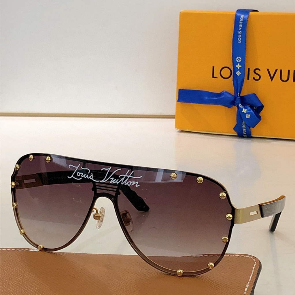 Louis Vuitton flower round sunglasses LV link cat eye sunglasses 992508