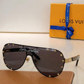 Louis Vuitton flower round sunglasses LV link cat eye sunglasses 992509