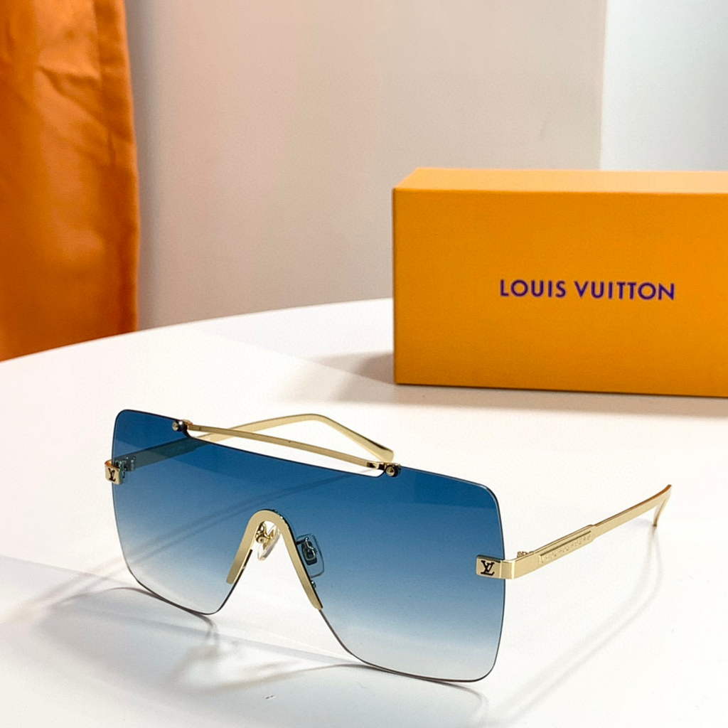 Louis Vuitton flower round sunglasses LV link cat eye sunglasses 992510