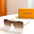 Louis Vuitton flower round sunglasses LV link cat eye sunglasses 992513