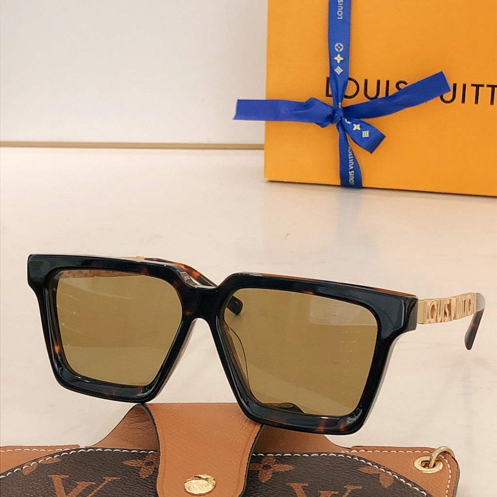 Louis Vuitton flower round sunglasses LV link cat eye sunglasses 992515