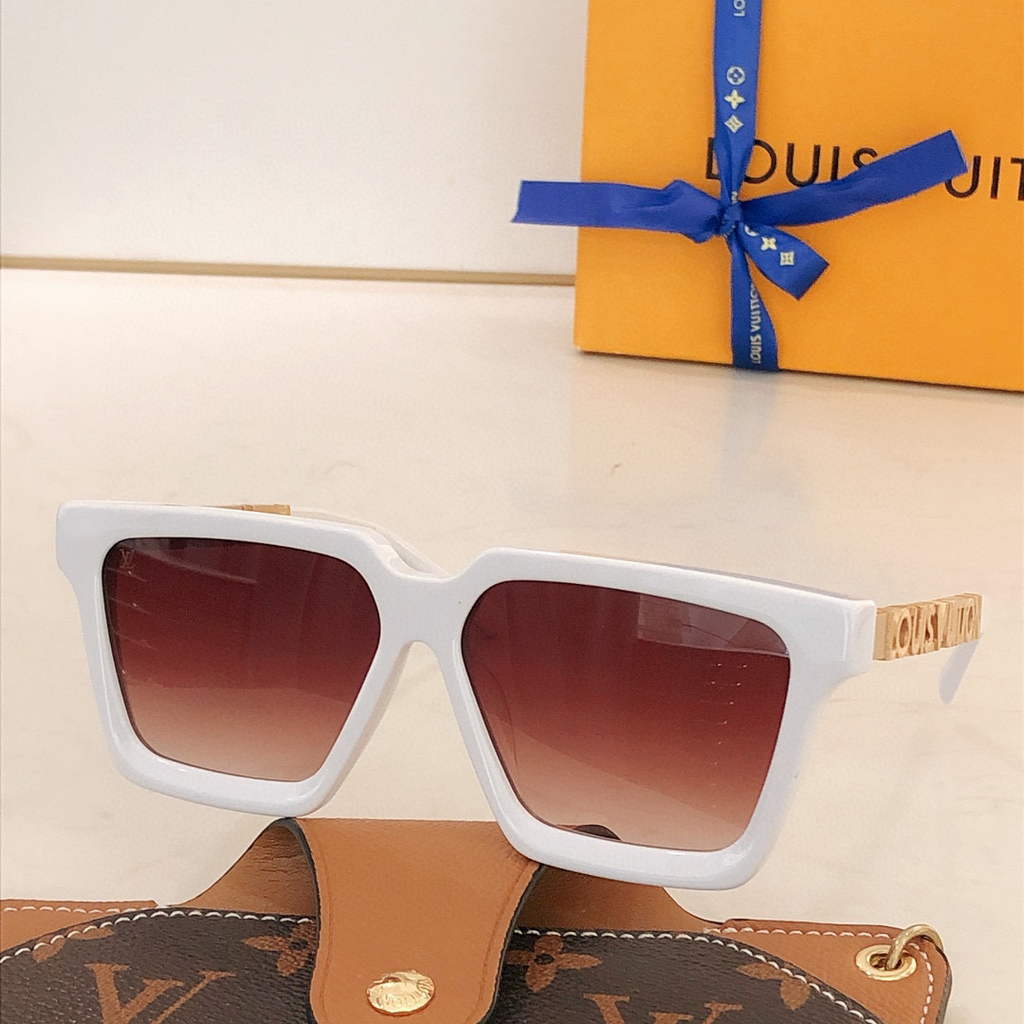Louis Vuitton flower round sunglasses LV link cat eye sunglasses 992516