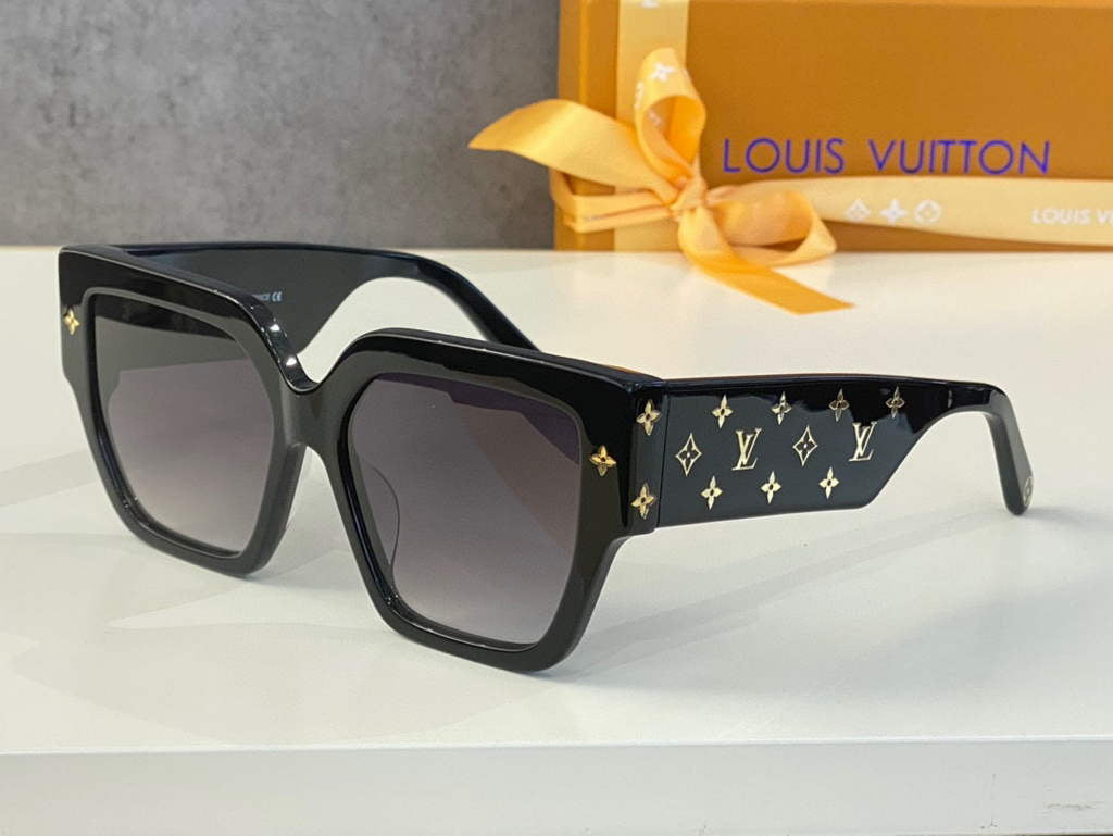 Louis Vuitton flower round sunglasses LV link cat eye sunglasses 992520