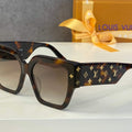 Louis Vuitton flower round sunglasses LV link cat eye sunglasses 992521 - Default Title - View 1