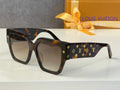 Louis Vuitton flower round sunglasses LV link cat eye sunglasses 992521