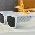 Louis Vuitton flower round sunglasses LV link cat eye sunglasses 992524 - Default Title - View 1