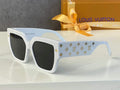Louis Vuitton flower round sunglasses LV link cat eye sunglasses 992524