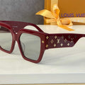 Louis Vuitton flower round sunglasses LV link cat eye sunglasses 992525 - Default Title - View 1