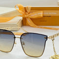Louis Vuitton flower round sunglasses LV link cat eye sunglasses 992526 - Default Title - View 1