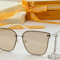 Louis Vuitton flower round sunglasses LV link cat eye sunglasses 992529 - Default Title - View 1