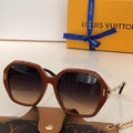 Louis Vuitton flower round sunglasses LV link cat eye sunglasses 992533