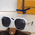 Louis Vuitton flower round sunglasses LV link cat eye sunglasses 992536