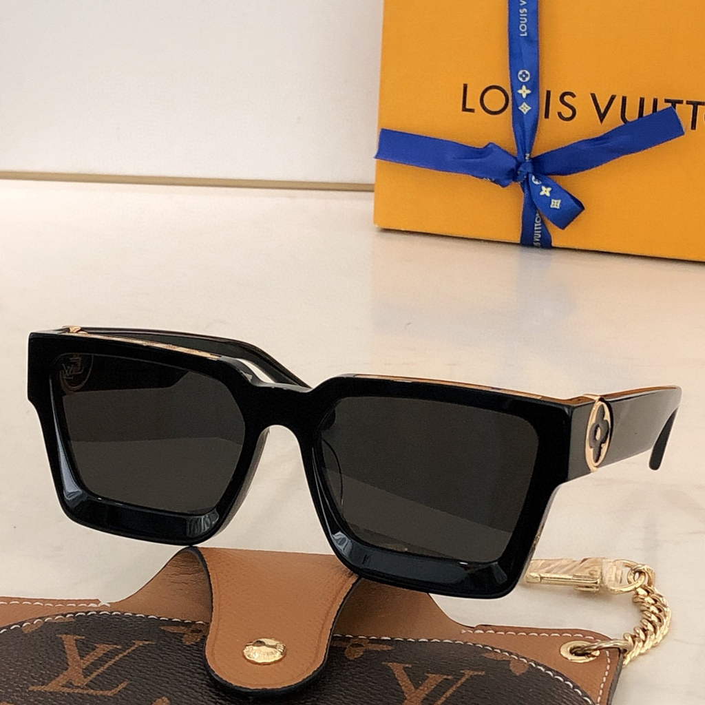 Louis Vuitton flower round sunglasses LV link cat eye sunglasses 992539