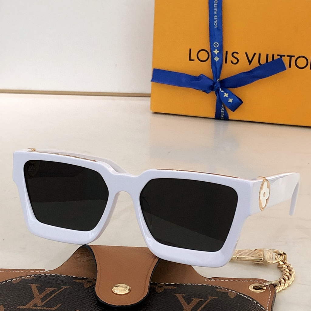 Louis Vuitton flower round sunglasses LV link cat eye sunglasses 992540